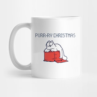 Simon's Cat Purry Christmas Mug